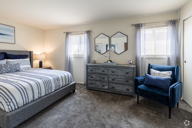 The Downing 2BR, 1BA - 1,012SF - Primary Bedroom