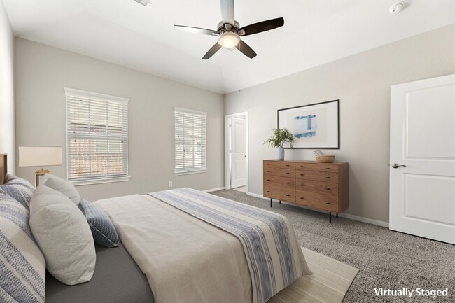 Primary Bedroom with Vaulted Ceiling (Plan 3301)