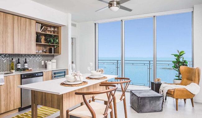 Gorgeous views and breakfast bars make every morning relaxing