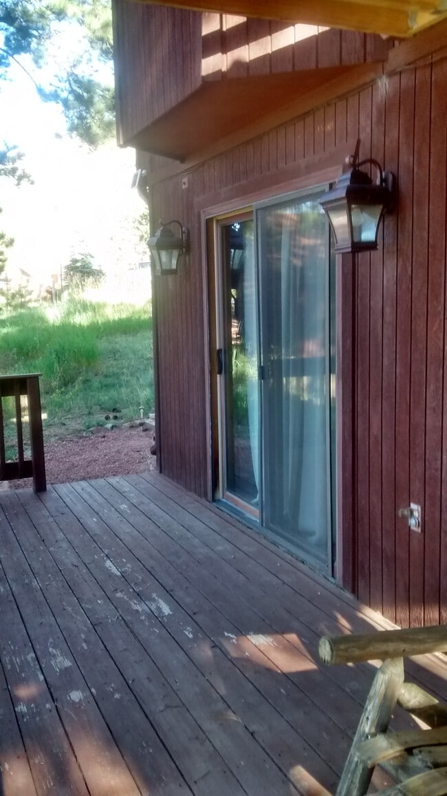 Enter Valley View through sliding door with push button combo lock - 120 Wisp Creek Dr Unit Valley View ...