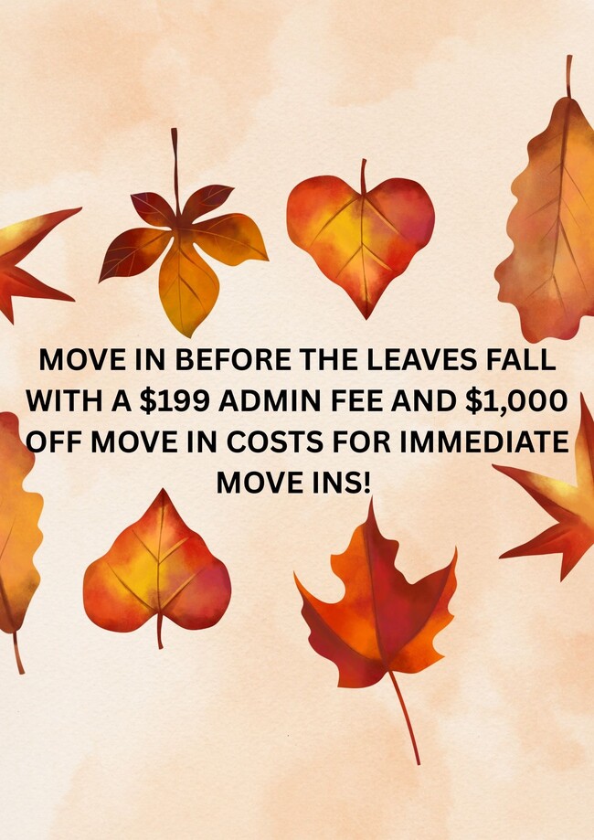 Fall Savings!