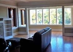 Living room facing south into front sunroom - 1130 W Morse Ave Condo Unit 3E