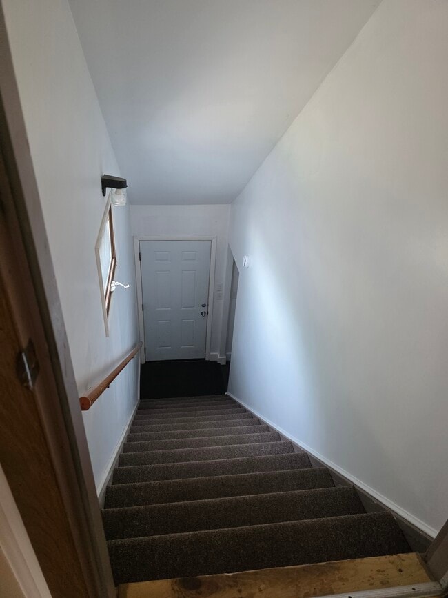 Stairwell and private entry to Apt. Storage Closet at bottom - 413 N Marshall Ave Unit 413 1/2 N. Marshall Ave.