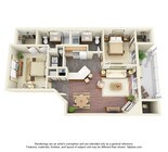 Two Bedroom Floor Plan