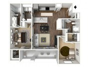 Oxford - 2 bed x 2 bath