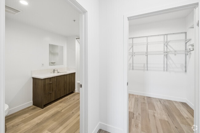 2BR, 2BA - 1,223SF - Primary Bathroom / Closet