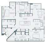 Plano de planta C1HC Aven Ridge