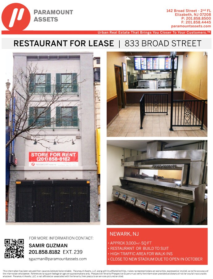 Marketing Brochure/Flyer - 833 Broad St