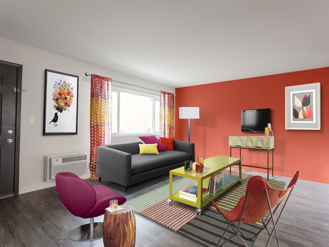 Classic Package III living area with hard surface flooring (select homes)