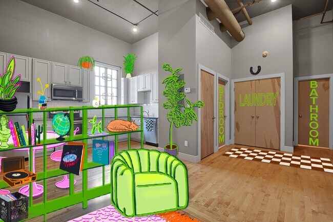 Cozy-Mod New-School Loft - Cozy-Mod New-School Loft Unit 19-719