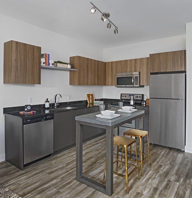 Kitchen - The Scott at Brush Park