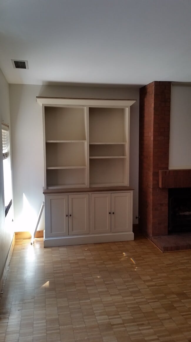 Built-in shelving