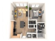 1 Bed 1 Bath