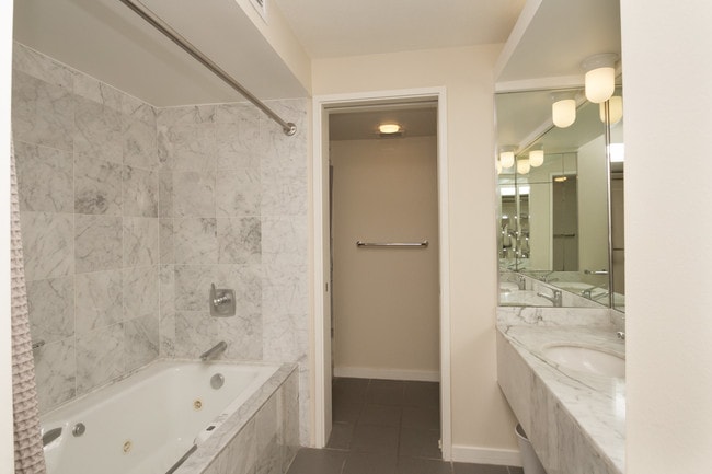Master Bath & Shower - 1330 Ala Moana Blvd Unit 908