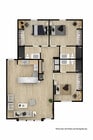 3 Bedroom 3 Bathroom 1,301 Sq Ft.
