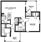 1BR/1BA