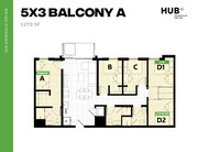 Balcón A de 5x3