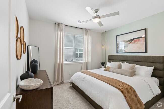 The Juniper 2BR, 2BA - 1,175SF - Primary Bedroom - Ascend at the Parkway