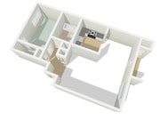 1BR/1BA
