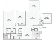 Balmoral | 1089 Square Foot Two Bedroom