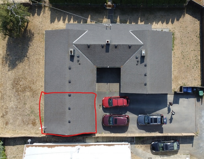 Drone view - 814 N 105th St Unit Greenwood duplex