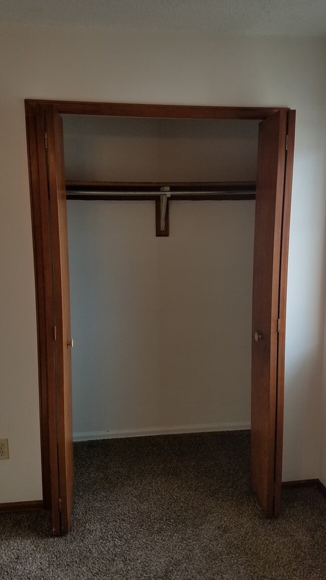 Front bedroom closet, extends 1 1/2 feet on each side of the closet doors - 6646 Provincial Dr Unit 6646