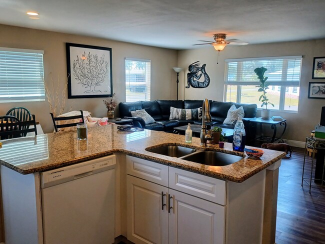 Island has snack bar sink and will have brand a new stainless steel dishwasher. - 12080 Moss Dr House
