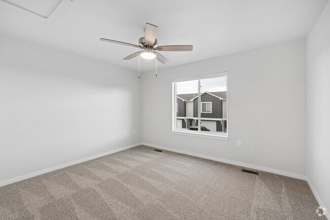 2BR, 2BA - 1,166SF - Secondary Bedroom