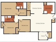 3BR/2BA