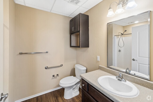1BR, 1BA - 600SF - Bathroom