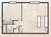 1BR/1BA