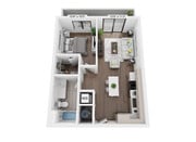 A1 floor plan Grove Central Residences