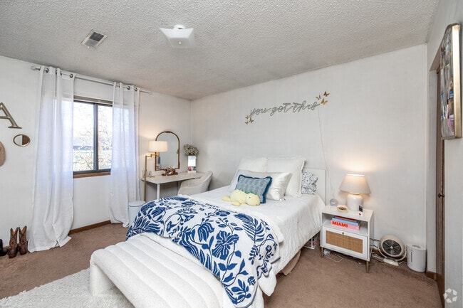 3BR, 1BA - 1,100SF - First Bedroom