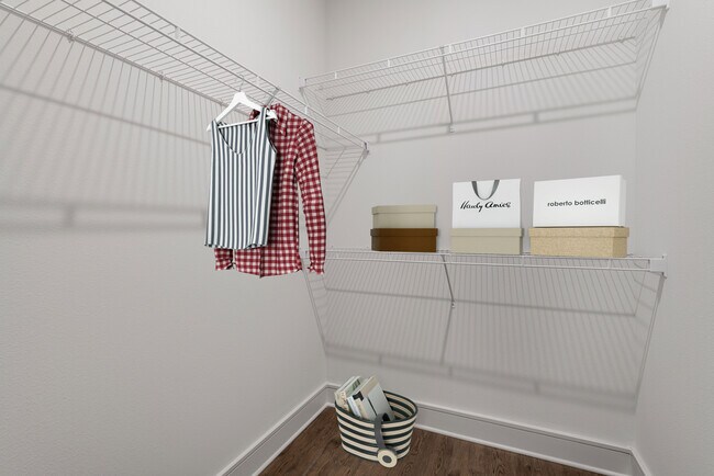Walk-in closets built for style and function.