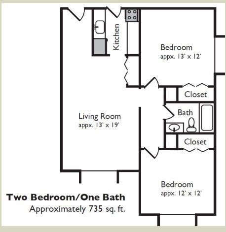 2/1 Floorplan
