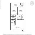 2 habitaciones, 2 baños, 926