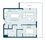 A1 floor plan Crest at Pinecrest