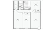 B3 | 2-Bedroom Floorplan