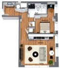 Spruce - 1BR - 779sf - 311 411 611 711 811