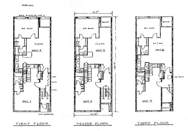 Planos de planta - 1912 S St NW