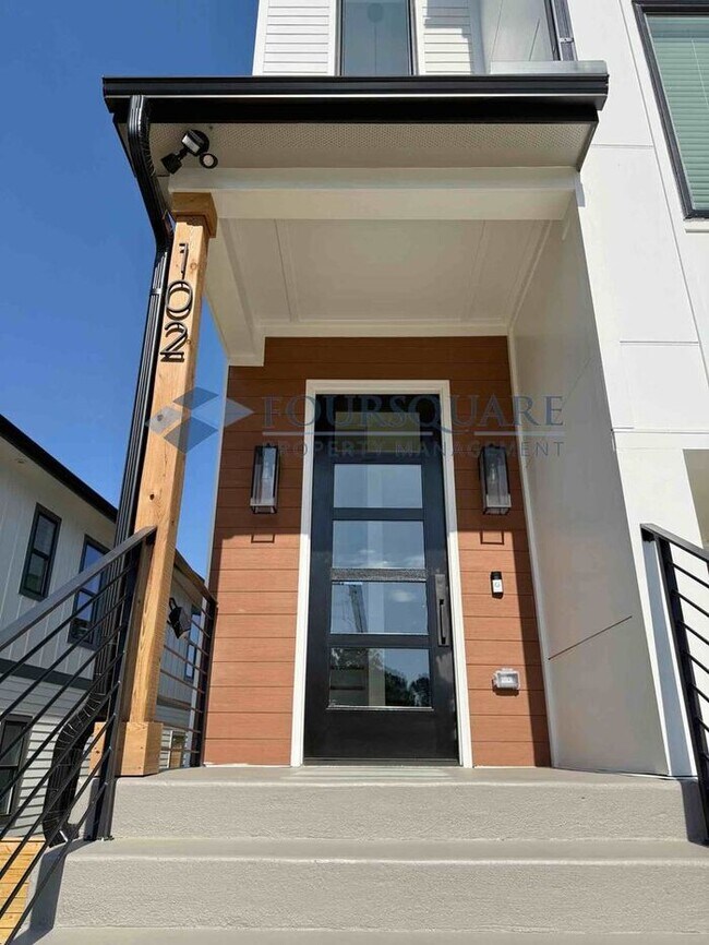 Photo - Spacious New Construction 3 Bed, 3.5 Bath Townhome with Modern Finishes, Fireplace & Fenced Yard ...