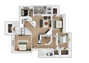 3 Bedroom | 2 Bath | 1380 SF