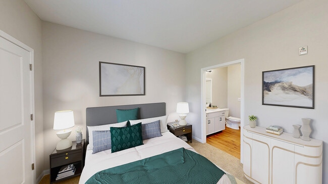 Newly Renovated Bedroom - Reveal on Cumberland Apartments