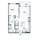 A2: 1bed 1bath