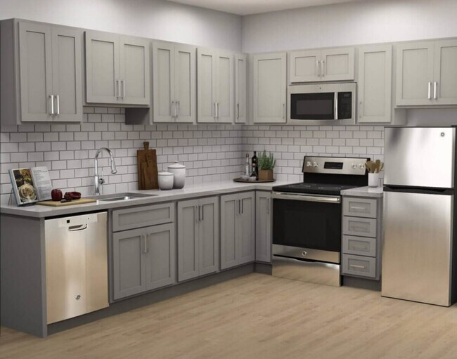 1 BEDROOM VILLA KITCHEN - Rush River Commons