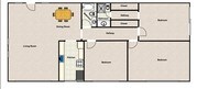 3BR/2BA