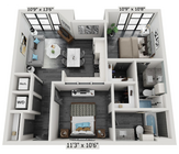 A3+Den floor plan The Winnifred