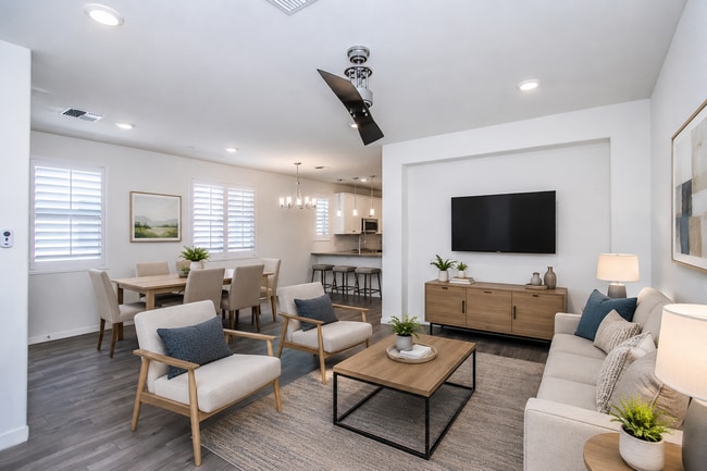 First Floor Living Room, staged - 300 N Gila Springs Blvd