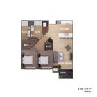 Unit H - 2 bedroom 2 bathroom