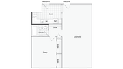 Anderson 1-Bedroom Floorplan